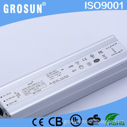 24V 2A 48W Constant Voltage Waterproof IP65 LED Driver / LED Power Supply for LED strips and LED Display with CE UL approved